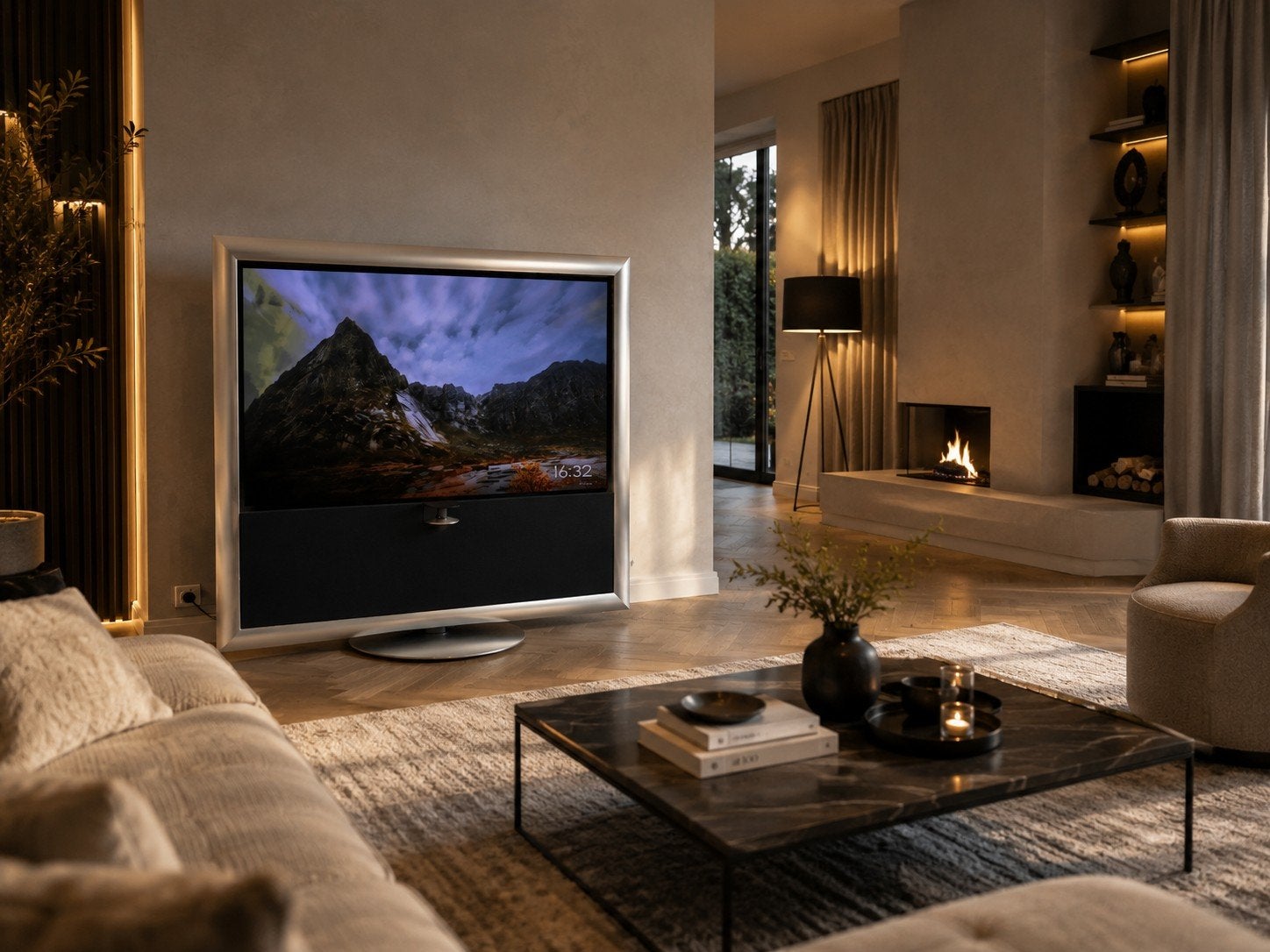Bang & Olufsen BeoVision 9 met elektrische draaivoet, Ophalen, Gebruikt, 100 cm of meer, Overige merken