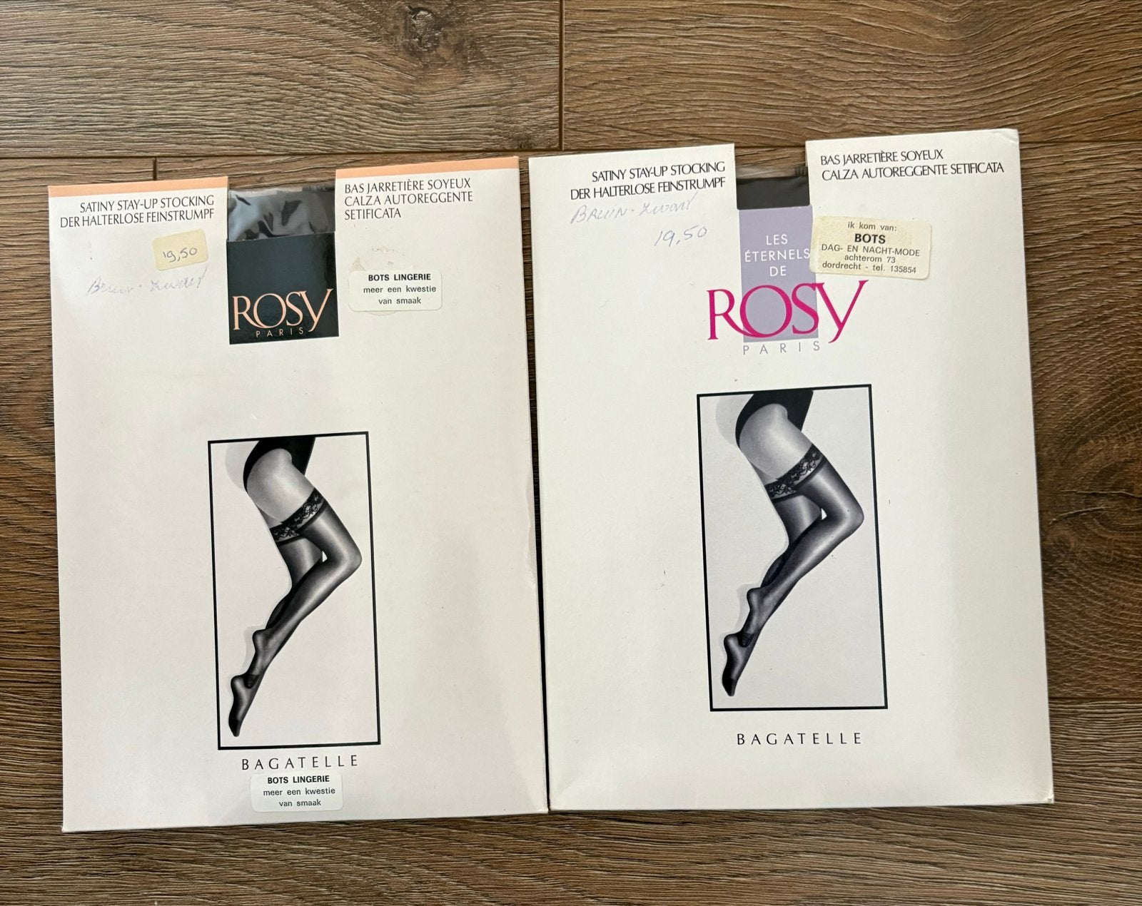 Rosy Paris Stay-Up Kousen -,2 stuks  7,50, Kleding | Dames, Zwart, Nieuw, Overige maten, Ophalen of Verzenden