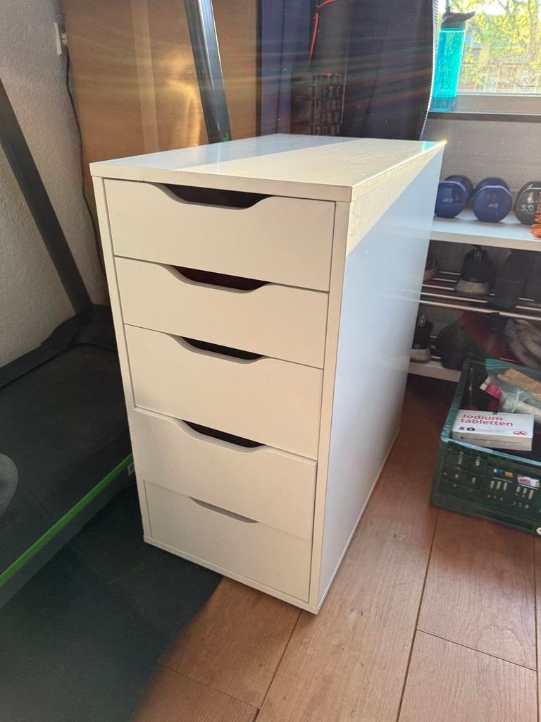 Ikea Alex wit, Huis en Inrichting, Ophalen, Minder dan 50 cm, 5 laden of meer, Zo goed als nieuw