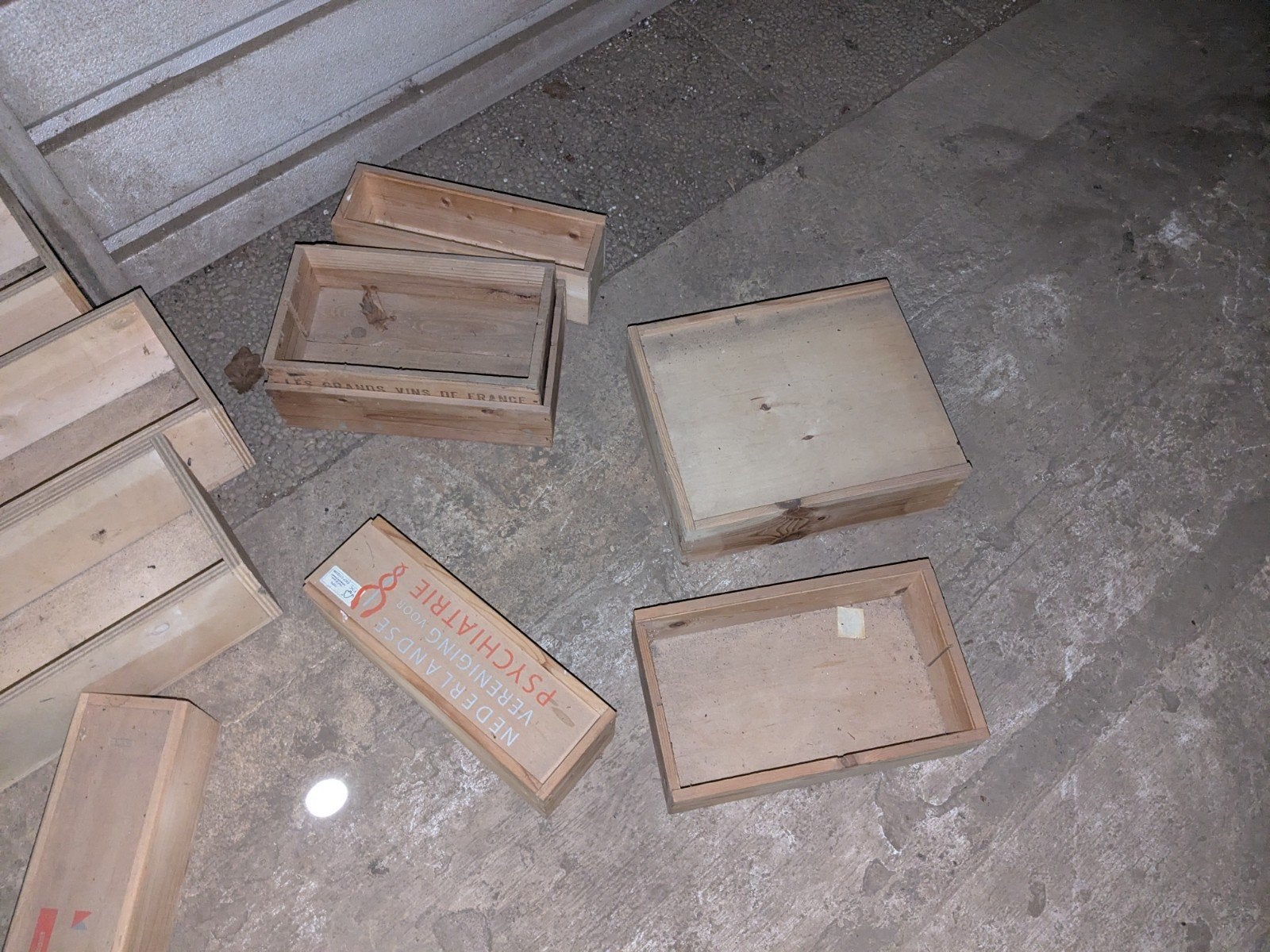 Houten kistjes / wijnkistjes voor knutselen e.d., Ophalen of Verzenden, Gebruikt, Overige houtsoorten