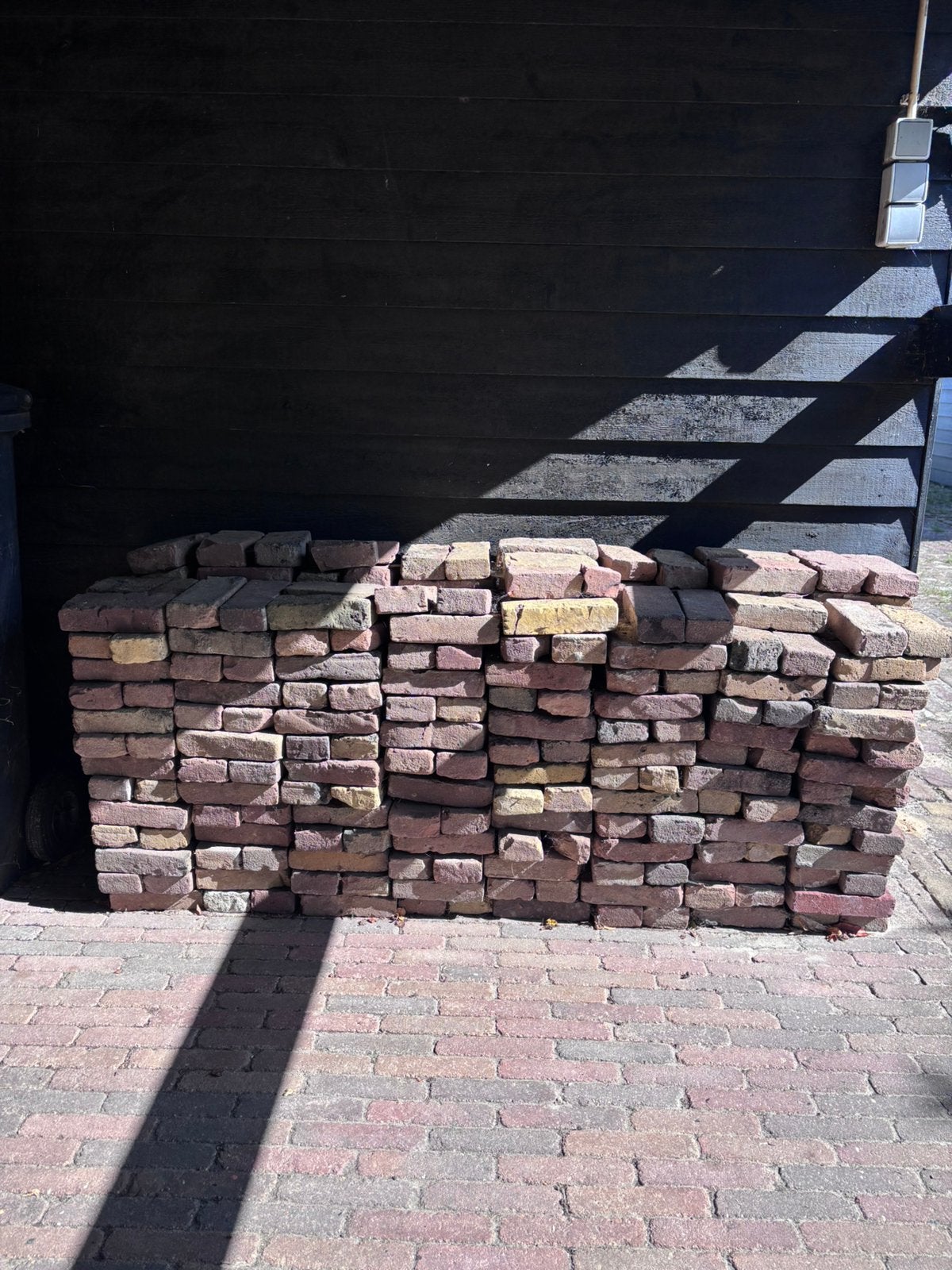 Oude klinkers, Ophalen, Gebruikt, Beton, Klinkers