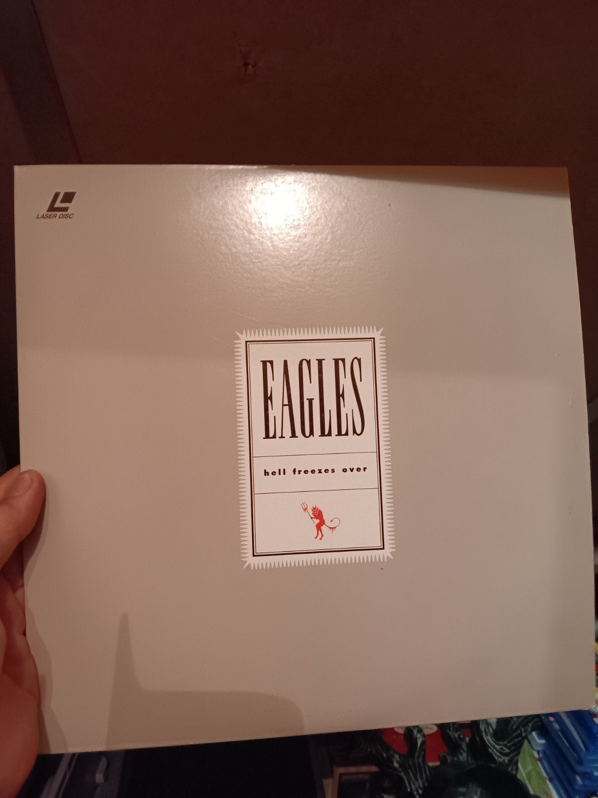 Laserdisc Eagles hell freezes over nieuwstaat, Ophalen of Verzenden, Zo goed als nieuw
