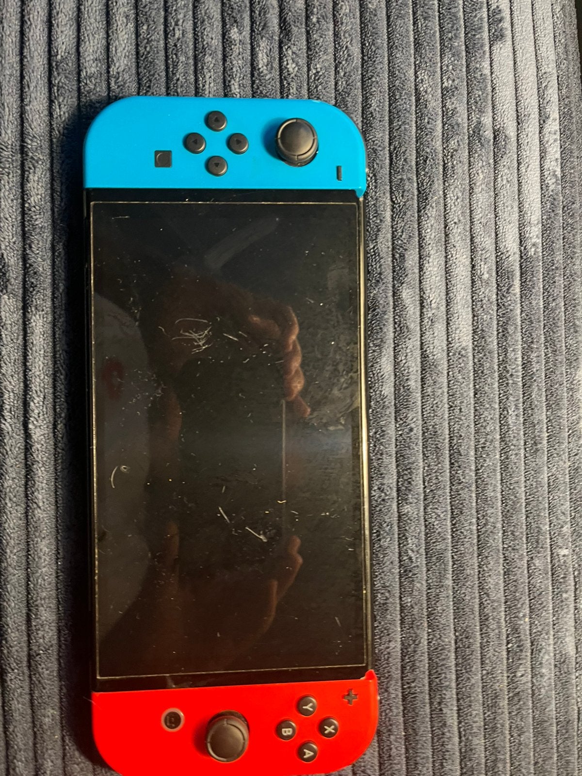 Nintendo oled | on hold, Ophalen, Zo goed als nieuw, Met 1 controller, Switch Original