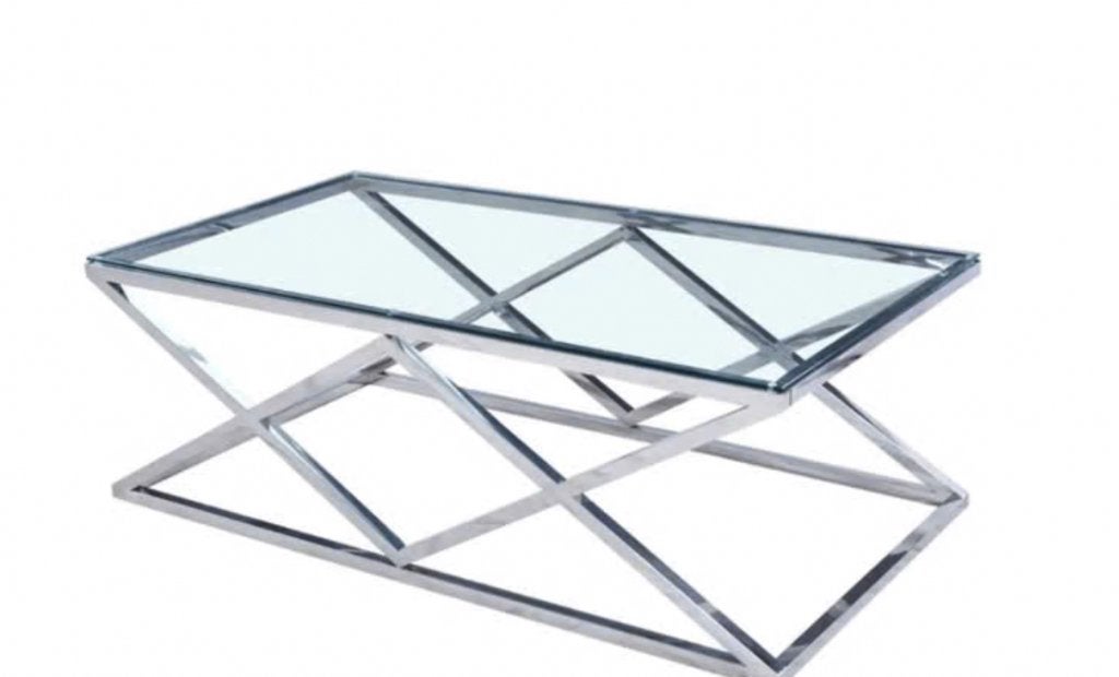 Glazen Salontafel, Ophalen, 100 tot 150 cm, 50 tot 100 cm, Zo goed als nieuw
