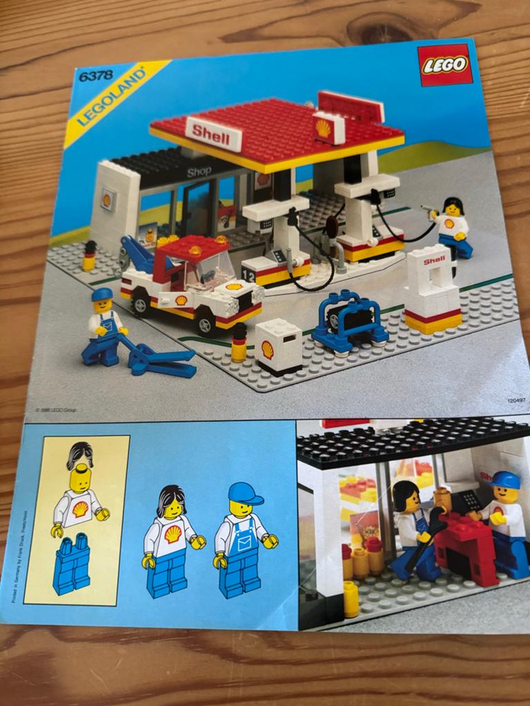 Lego Shell Benzinepomp 6378, Ophalen of Verzenden, Zo goed als nieuw