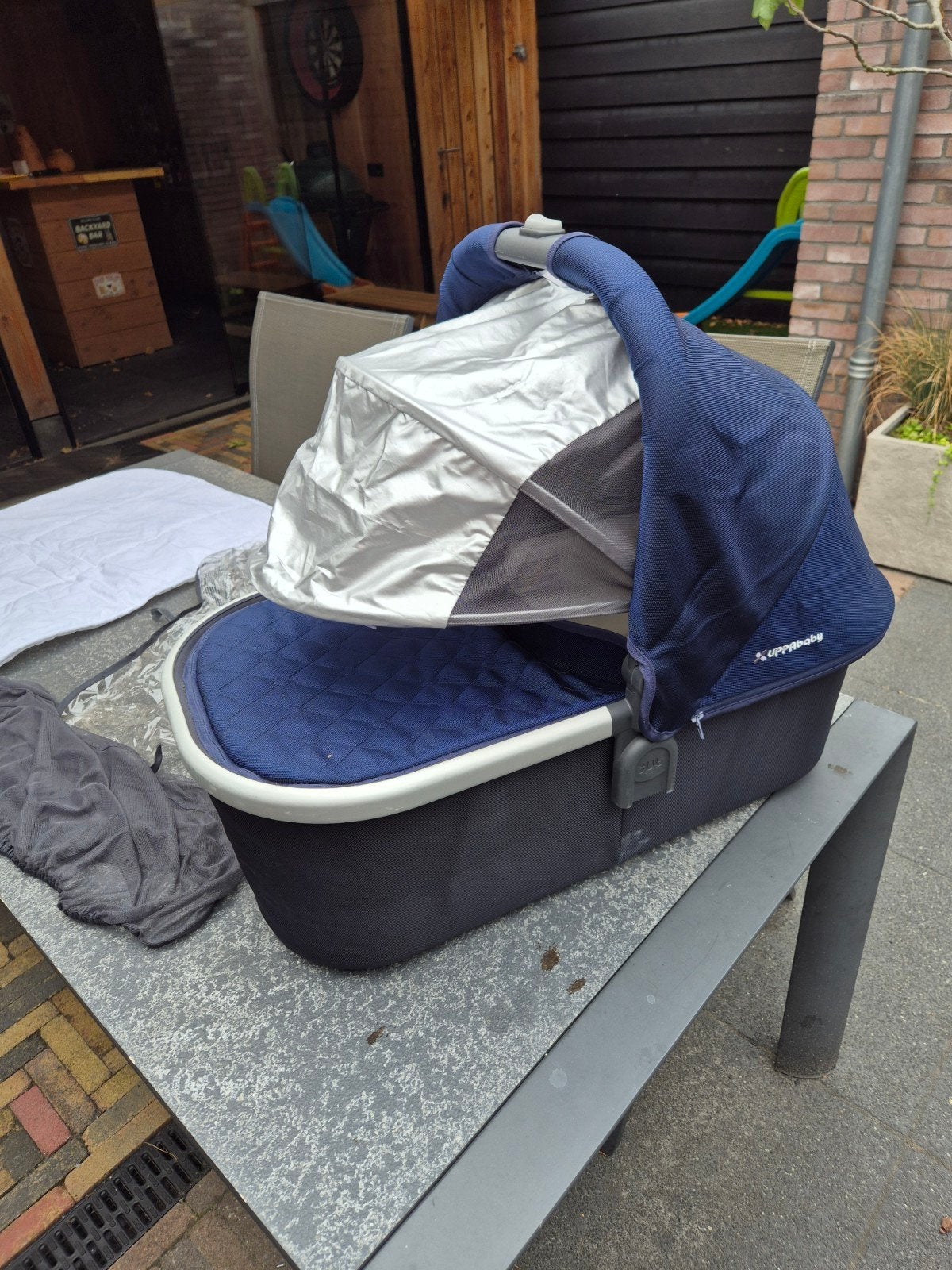 Uppavista Uppababy reiswieg met accessoires en ingebouwd zon