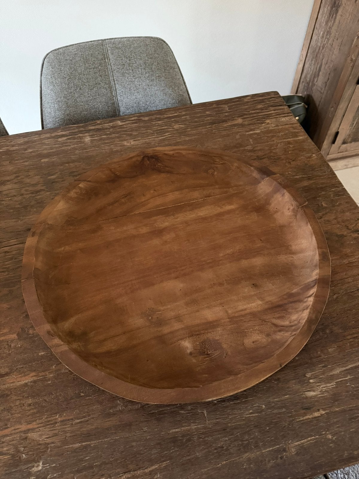 Houten dienblad walnoot, Huis en Inrichting, Woonaccessoires | Schalen en Manden, Ophalen of Verzenden, Nieuw, Rechthoekig, Hout