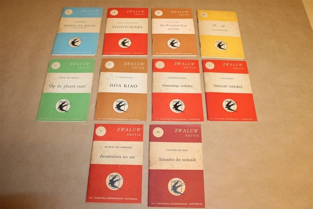 Zwaluw Editie 1–10 Compleet — Keizerskroon 1948, Ophalen of Verzenden, Gelezen