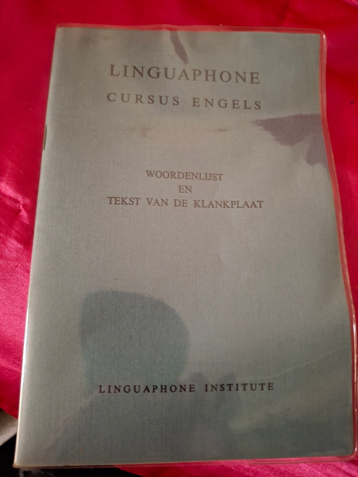 Vintage Linguaphone Cursus Engels - Decca Platen & Boekje, Ophalen of Verzenden, Gebruikt, 10 inch, Overige typen