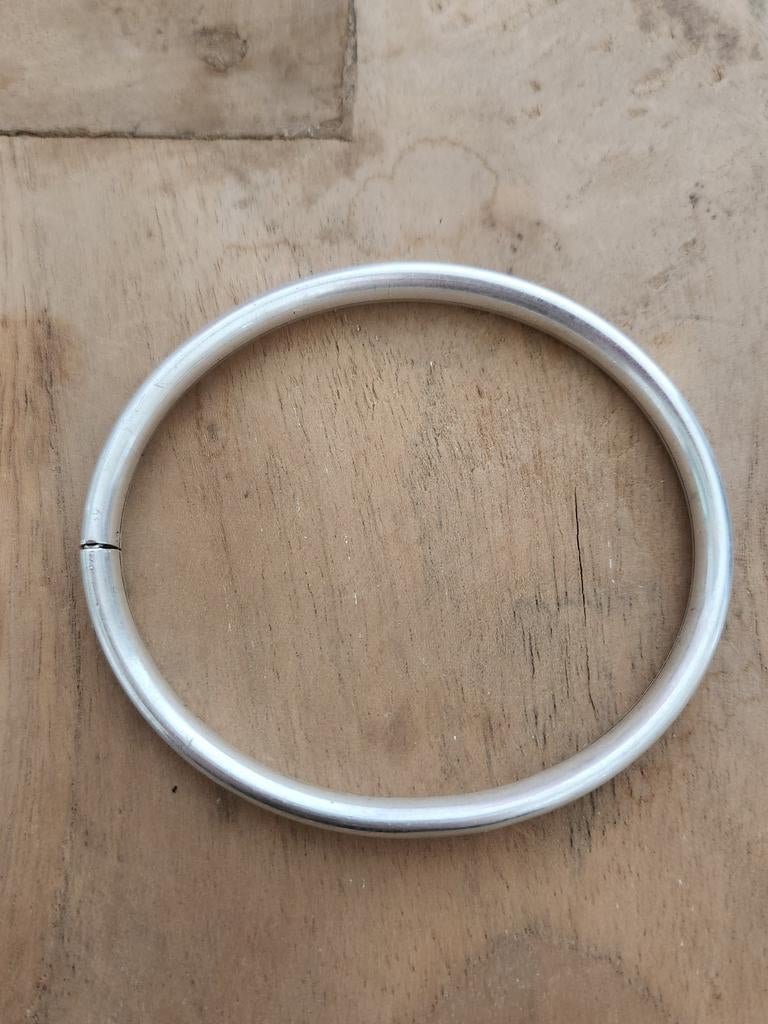 Zilveren slavenarmband/armband - 835, Ophalen of Verzenden, Gebruikt, Zilver, Zilver