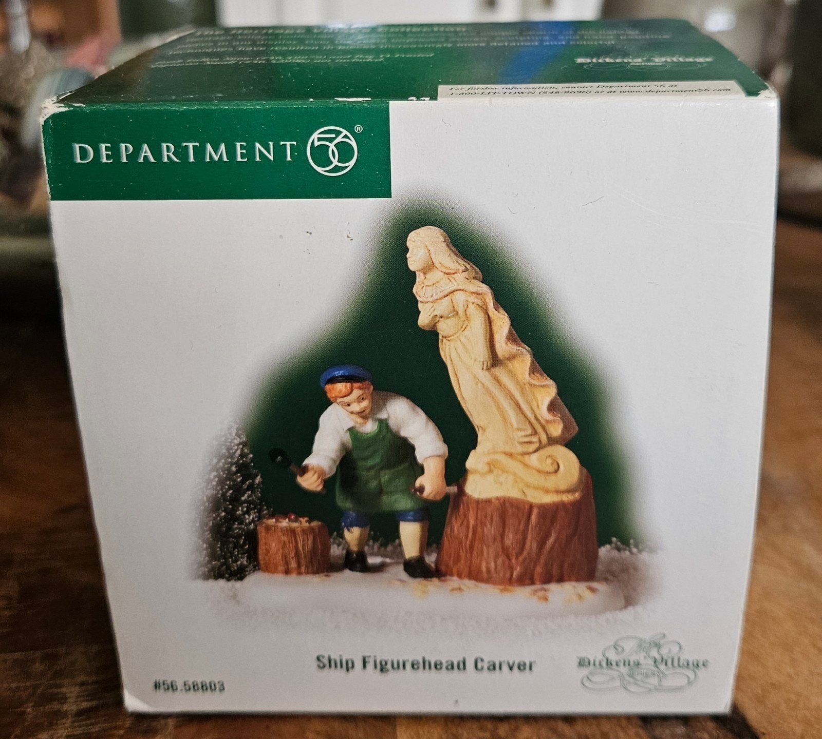Department 56 Dickens Village Ship Figurehead Carver, Ophalen of Verzenden, Zo goed als nieuw