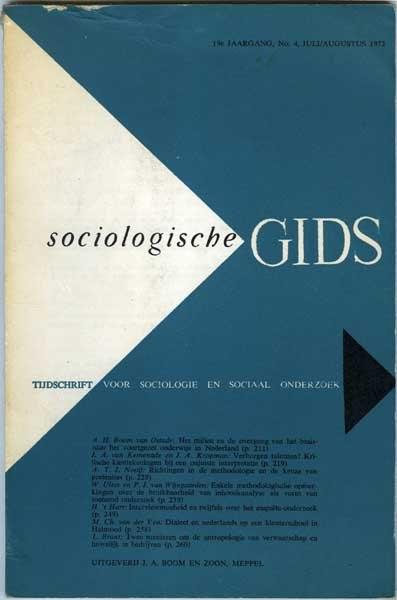 Sociologische gids 4-1972, Ophalen of Verzenden, Zo goed als nieuw, Sociale wetenschap