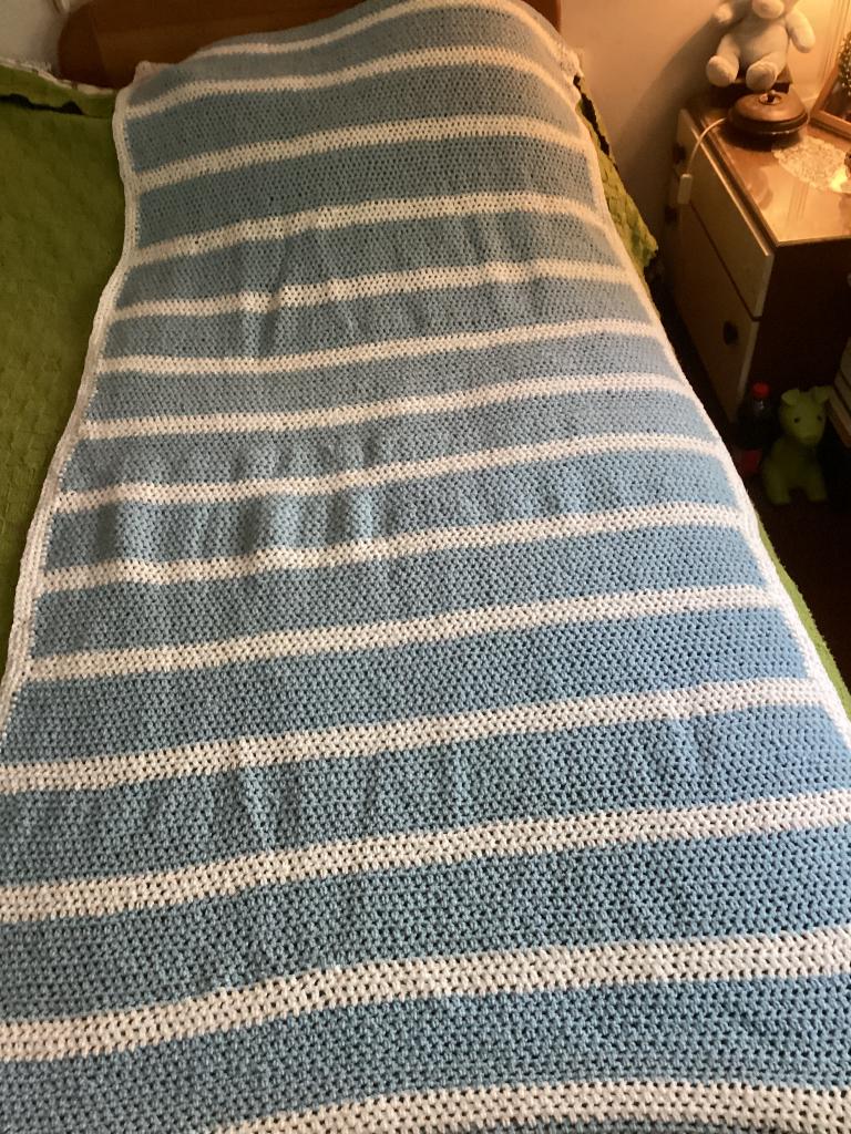 Zelfgemaakte sprei, Hobby en Vrije tijd, Ophalen, Nieuw, Haken, Wol of Garen