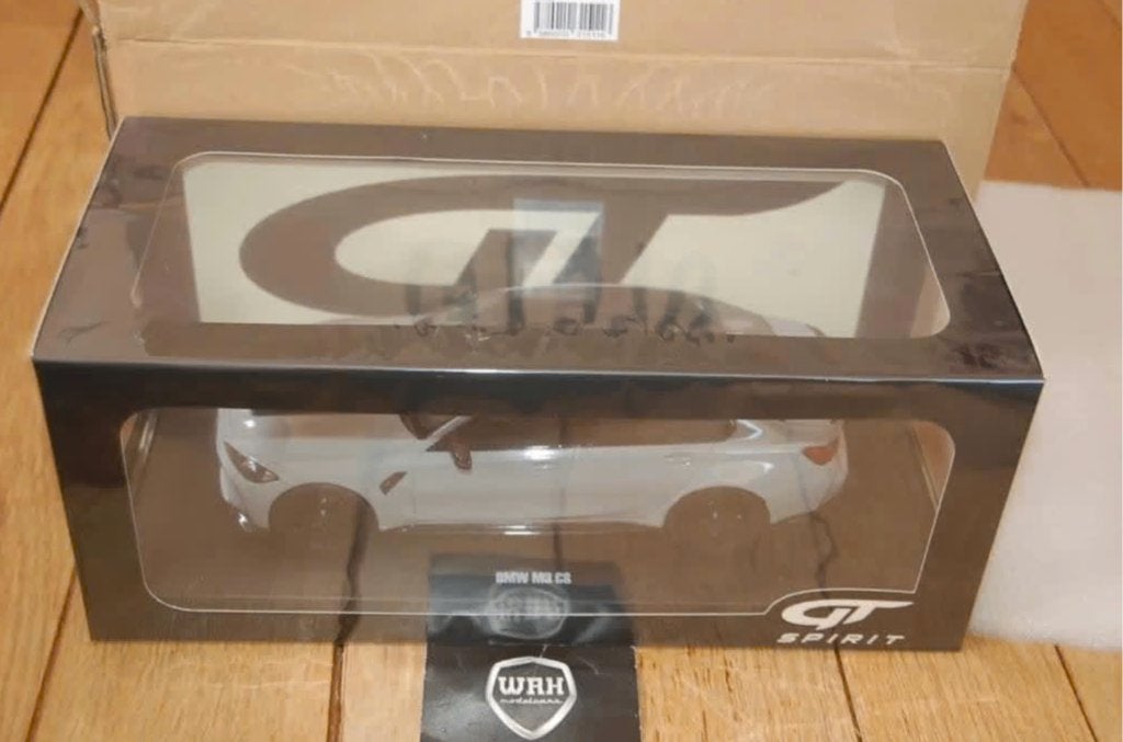 1:18 BMW M3 CS G80 2024 grey GT spirit GT510 in doos WRH, Verzenden, Zo goed als nieuw, Auto, Overige merken