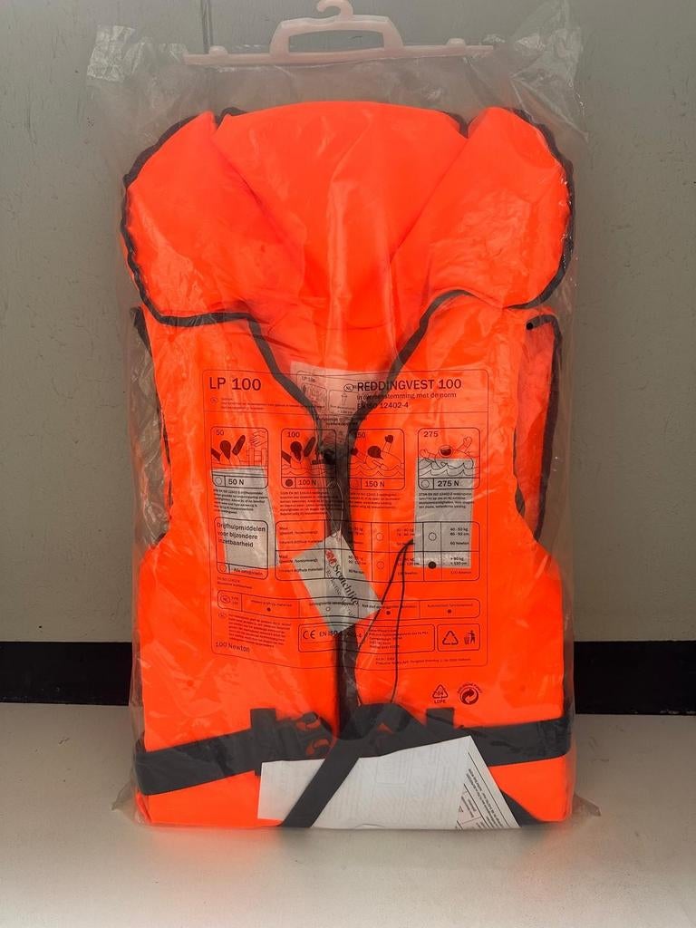 Reddingsvest LP 100N, 90+ kg, borstomvang 120 cm, Watersport en Boten, Watersportkleding, Ophalen of Verzenden
