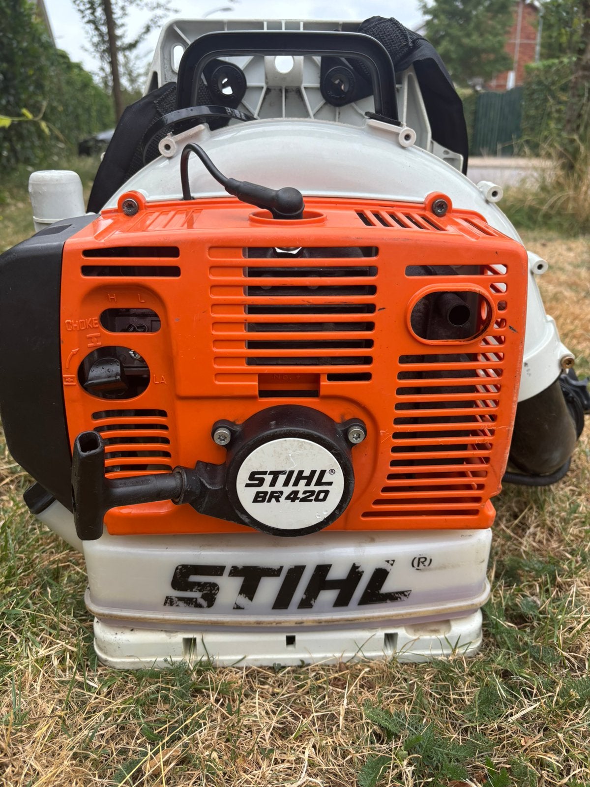 Stihl br 420 bladblazer, Tuin en Terras, Bladblazers, Ophalen of Verzenden, Zo goed als nieuw, Benzine