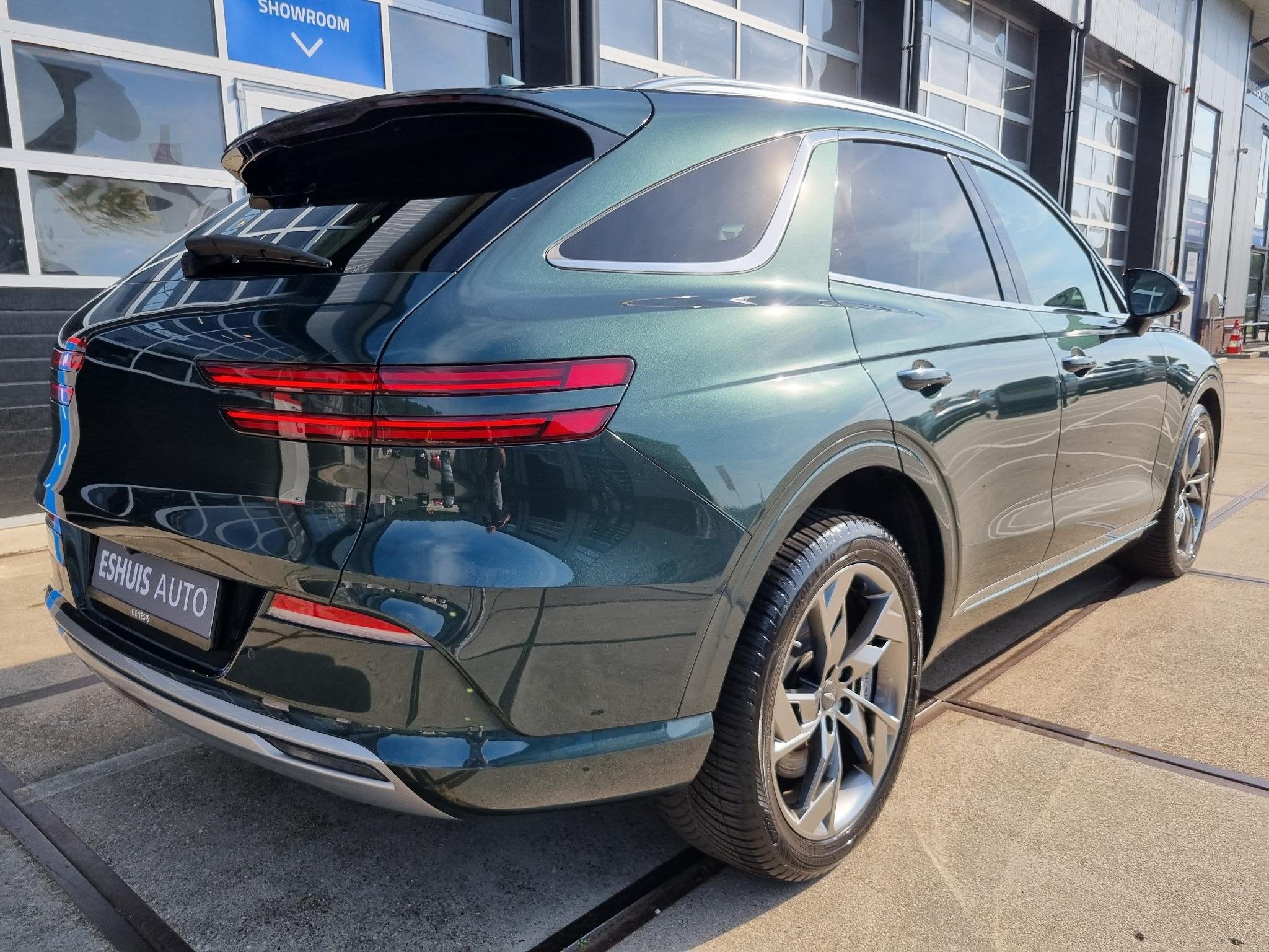 Genesis GV70 Electrified AWD Sport 490pk Dual Motor / NAPPA, Auto's, Automaat, Dealer onderhouden, Stof, 489 pk