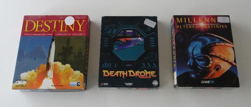 3 Big Box PC Spellen Compleet, 1 speler, Ophalen, Zo goed als nieuw, Vanaf 3 jaar