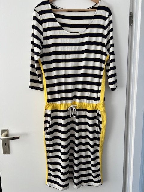 Geisha, super leuk zwart/wit jurkje soepel vallend mt XL., Kleding | Dames, Geisha, Zwart, Maat 46/48 (XL) of groter, Ophalen of Verzenden