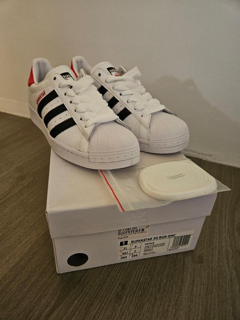 Adidas Superstar RunDmc limited edition mt.40 2/3, Kleding | Heren, Schoenen, Nieuw, Sneakers of Gympen, Wit, Ophalen of Verzenden