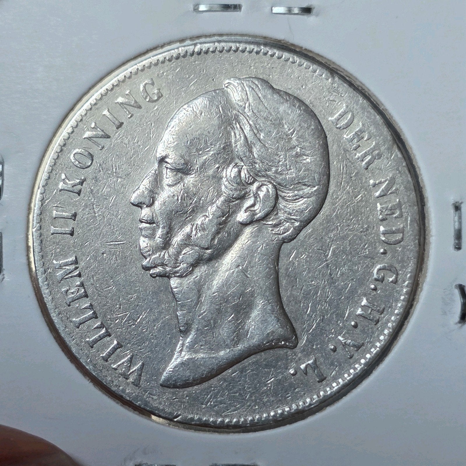 rijksdaalder 1848 Nederland, Verzenden, Zilver, Losse munt, 2½ gulden