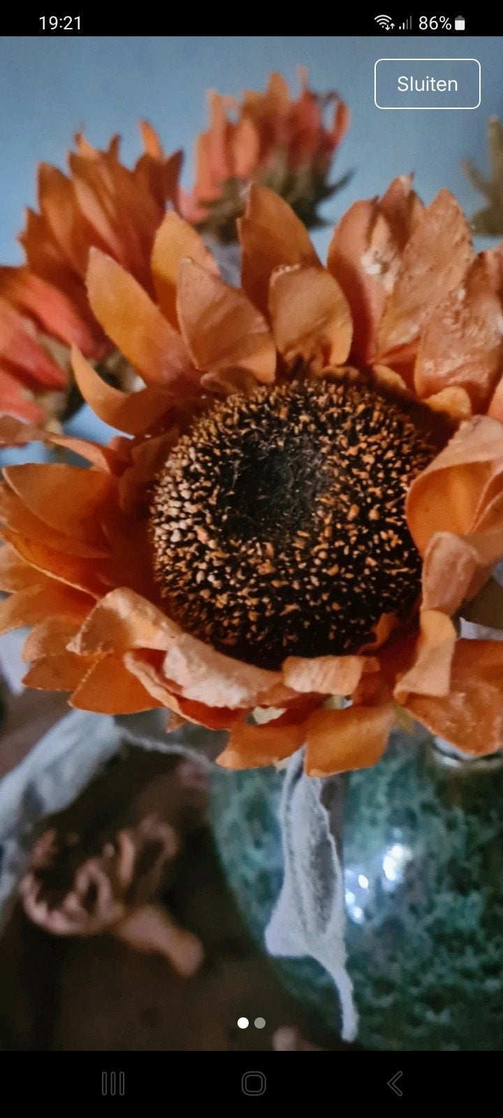 nep zonnebloemen, Huis en Inrichting, Ophalen of Verzenden, Nieuw