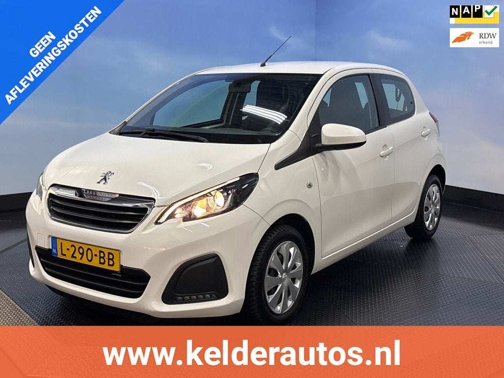Peugeot 108 1.0 e-VTi Active Airco, LED, Voorwielaandrijving, Stof, Gebruikt, 4 stoelen