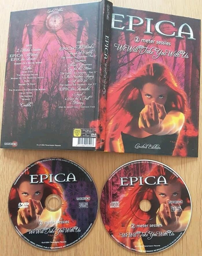 Epica - We Will Take You With Us (Limited Edition CD+DVD), Cd's en Dvd's, Alle leeftijden, Boxset, Muziek en Concerten, Ophalen of Verzenden