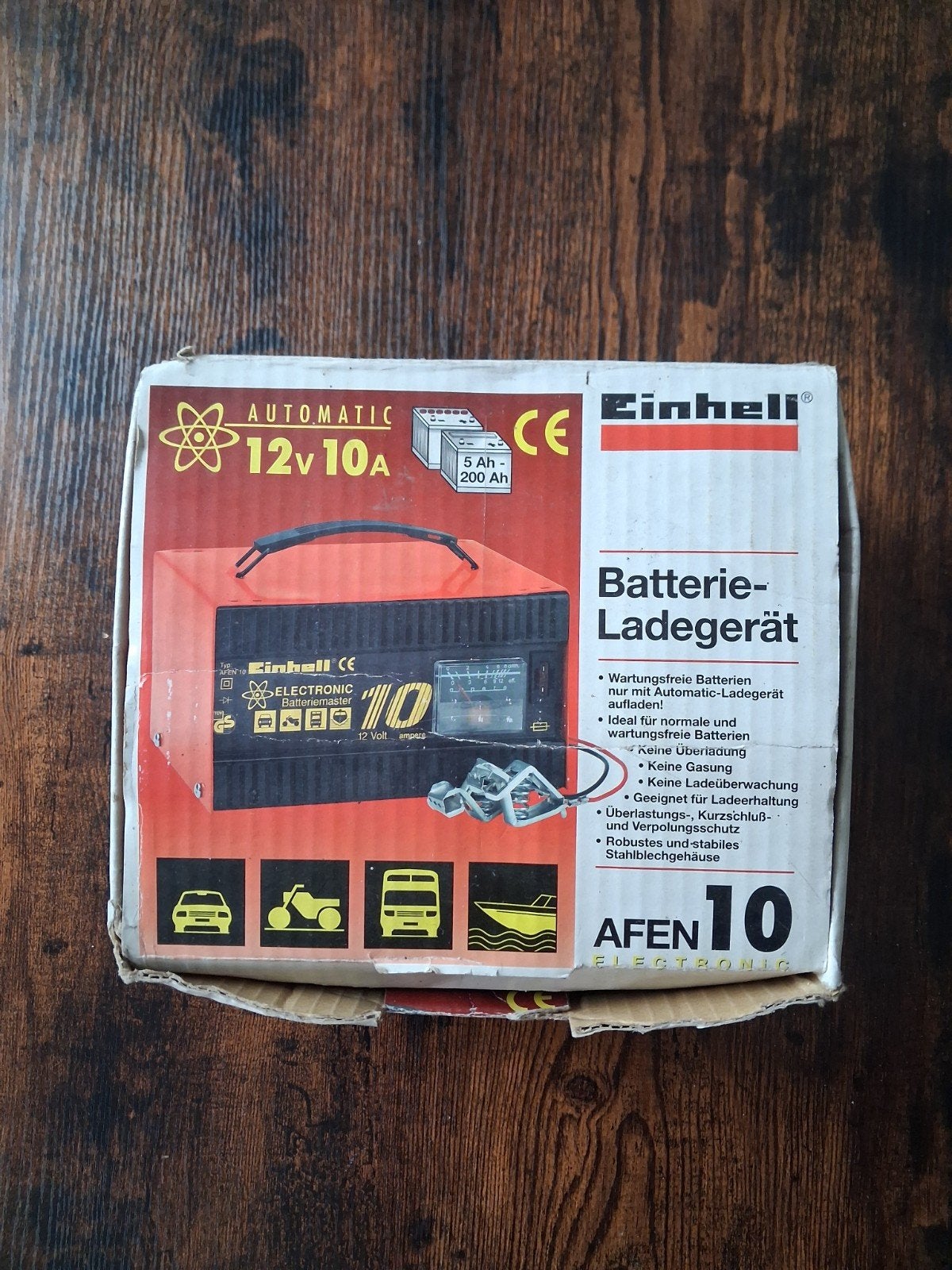 Einhell Automatische Acculader 12V 10A (5-200Ah), Ophalen of Verzenden