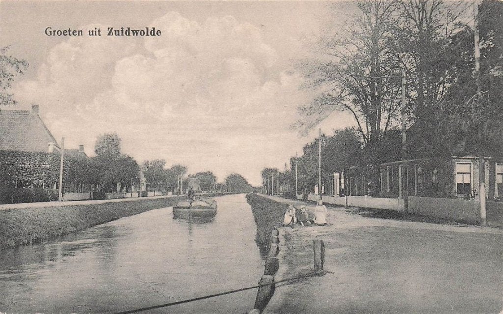 703-132-023 Groeten uit Zuidwolde, Verzenden, Voor 1920, Groningen