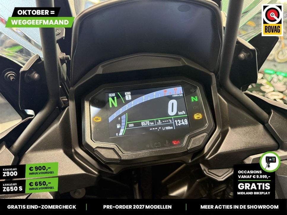 Kawasaki Versys 650 ABS Grand Tourer (bj 2024) 6,570 km, 2 cilinders, 649 cc, Bedrijf, Onbekend