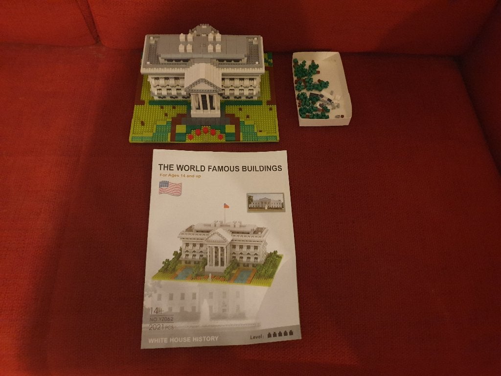 Mini bouwstenen lepin het witte huis, Ophalen of Verzenden, Lego