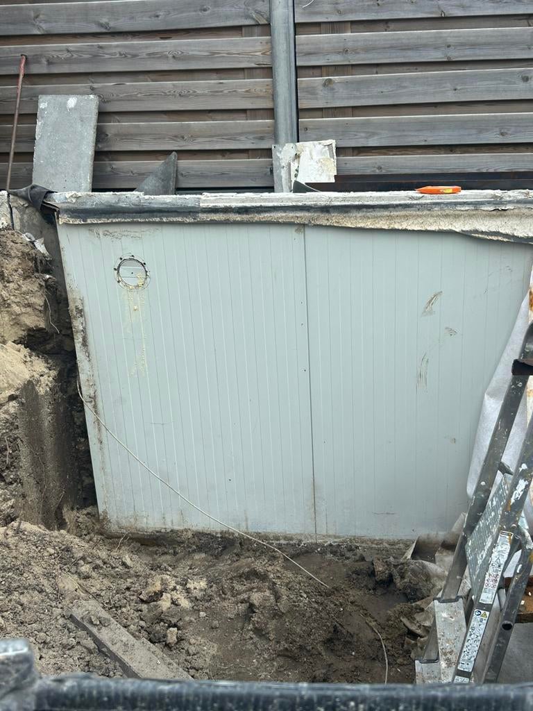 Sandwich panelen 1,66 lang, Doe-het-zelf en Verbouw, Platen en Panelen, Ophalen of Verzenden, Gebruikt