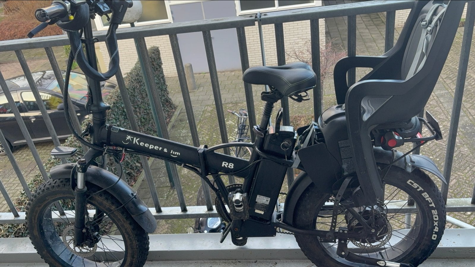 Keeper & Jim 800w Fatbike Vouwbare Fiets, Overige merken, Ophalen of Verzenden, Zo goed als nieuw, Minder dan 47 cm