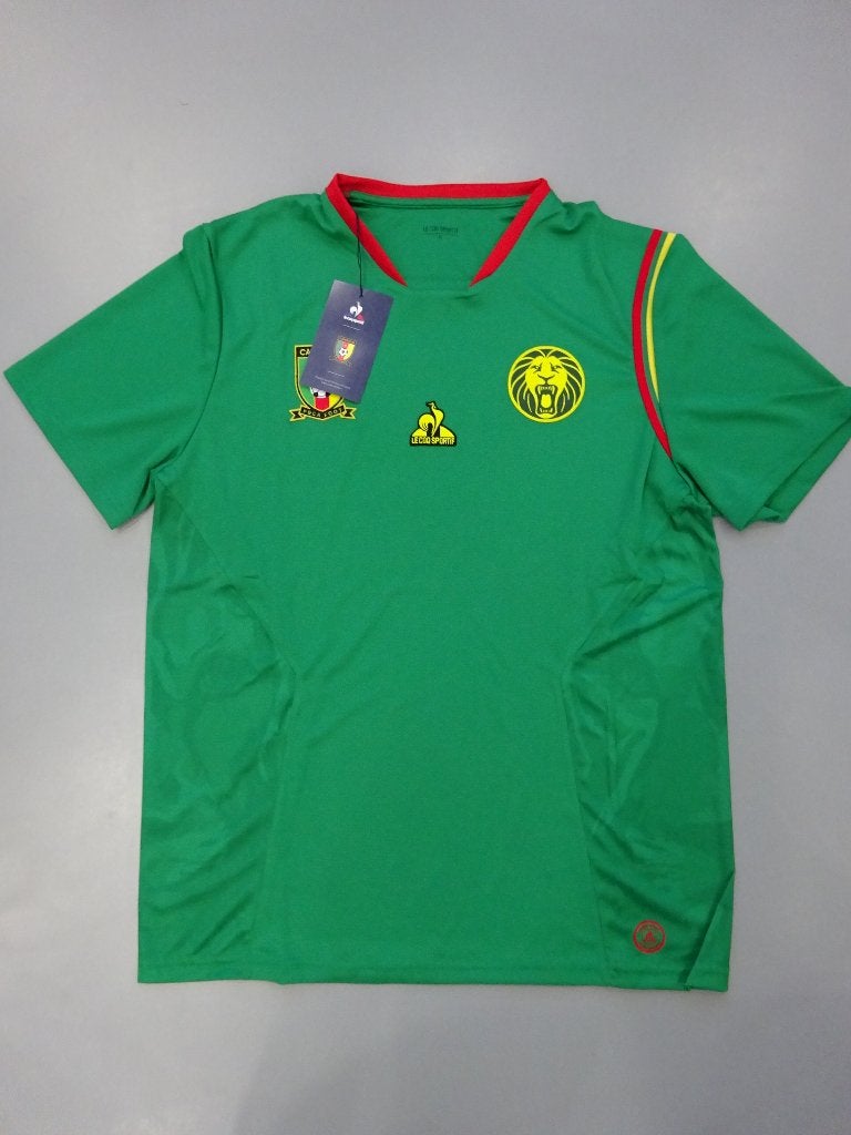 Voetbalshirt Cameroon thuis 2022 Maat XL, Le Coq Sportif, Ophalen of Verzenden, Voetbal, Groen