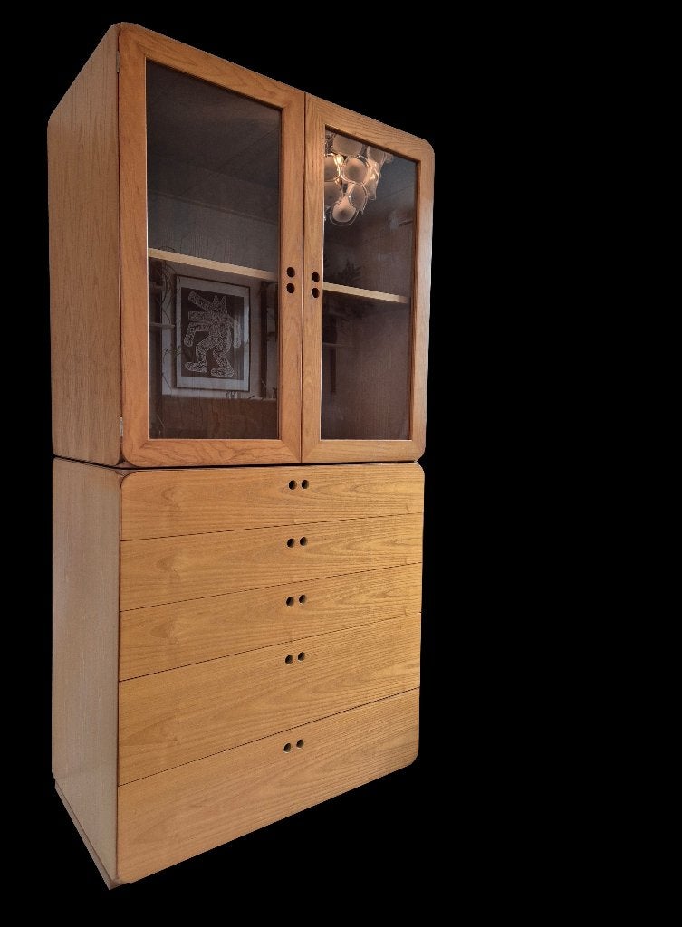 Mooi vintage dressoir servies kast design Derk Jan de Vries.