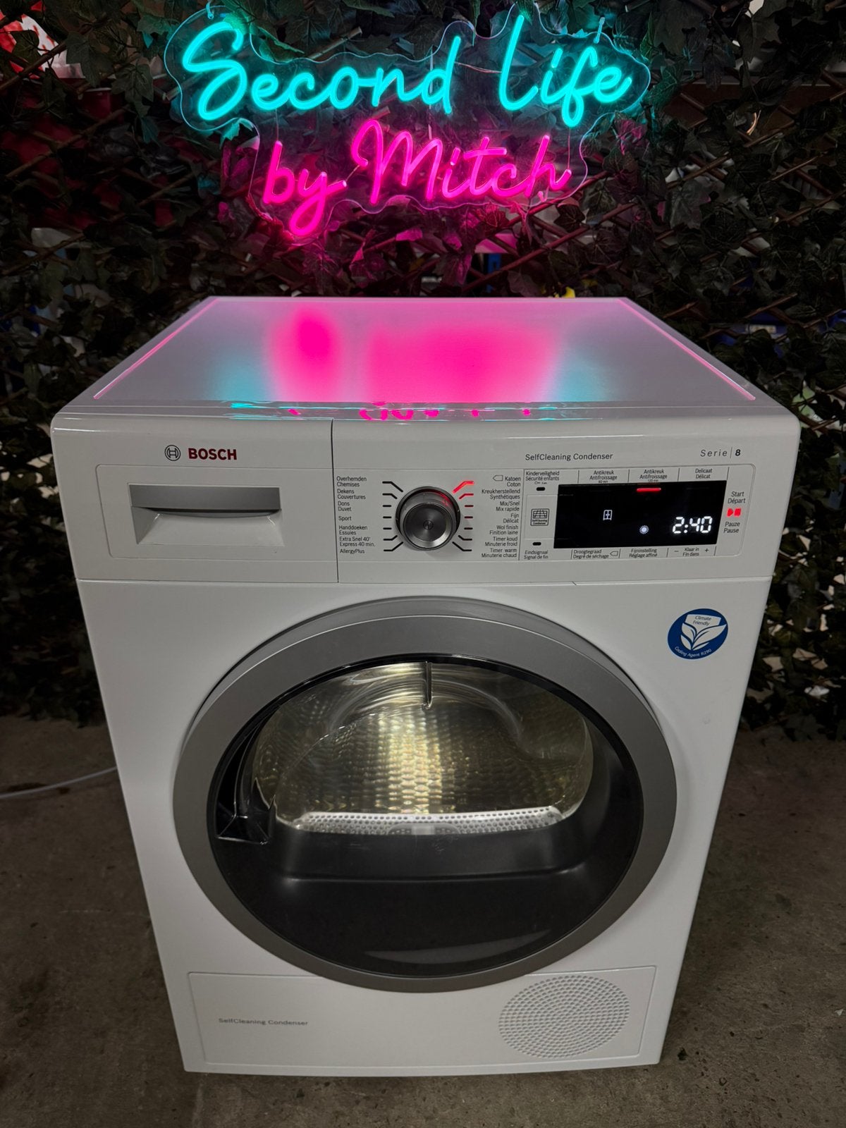 Bosch Serie 8 8kg Warmtepompdroger (Gratis Bezorgen)