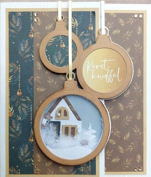 Nieuw  Snijmal kerstbal frame 3, Ophalen of Verzenden, Nieuw, Overige thema's, Pons of Mal