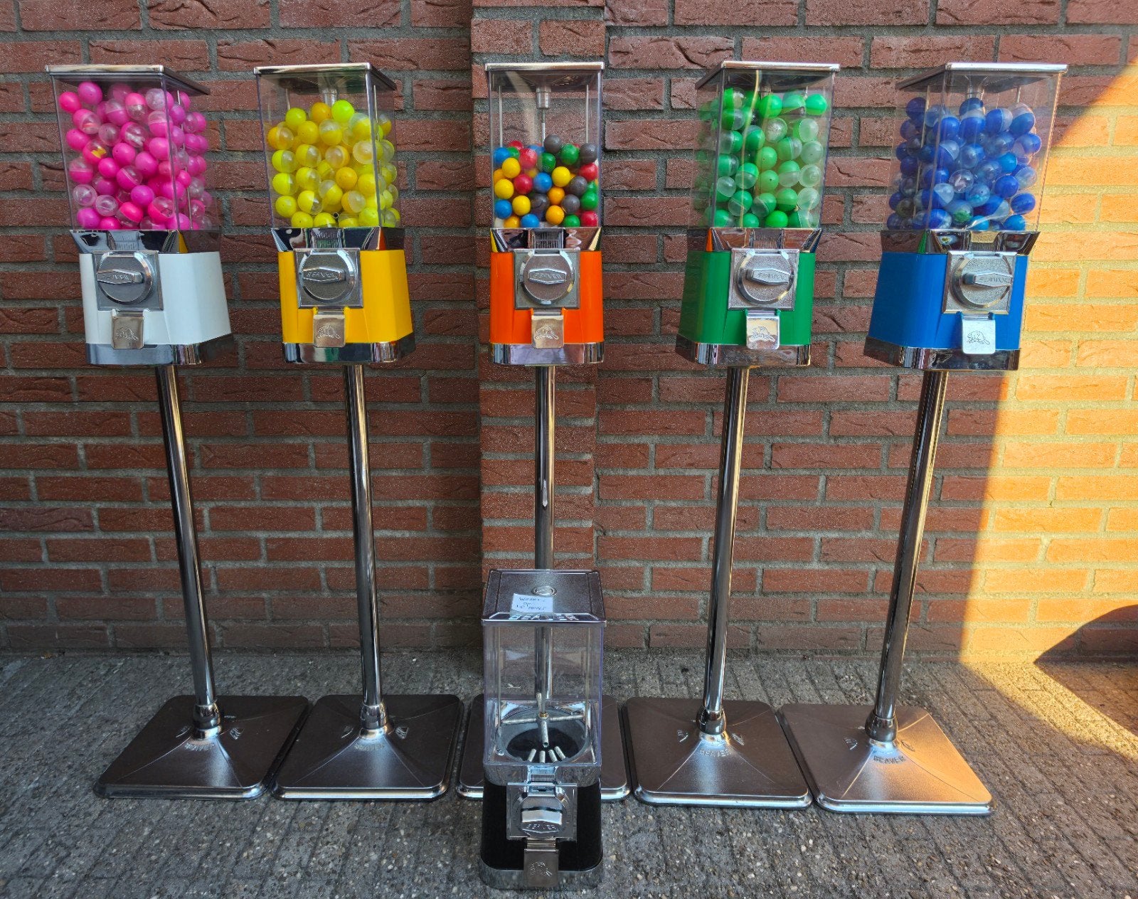 FIFTIES SIXTIES BEAVER PINDA / KAUWGOMBALLEN AUTOMATEN, Verzamelen, Automaten | Overige, Ophalen, Zo goed als nieuw