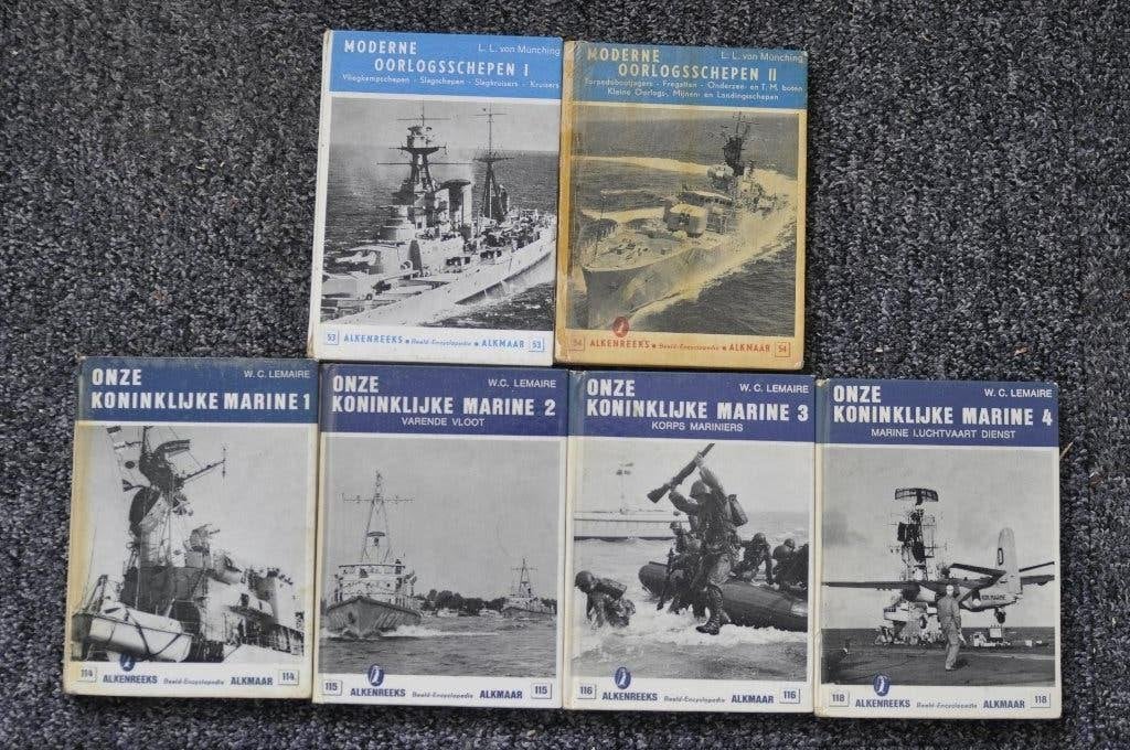 Leuke boekjes marine schepen vintage Alkenreeks, Ophalen of Verzenden, 1945 tot heden, Gelezen, Marine