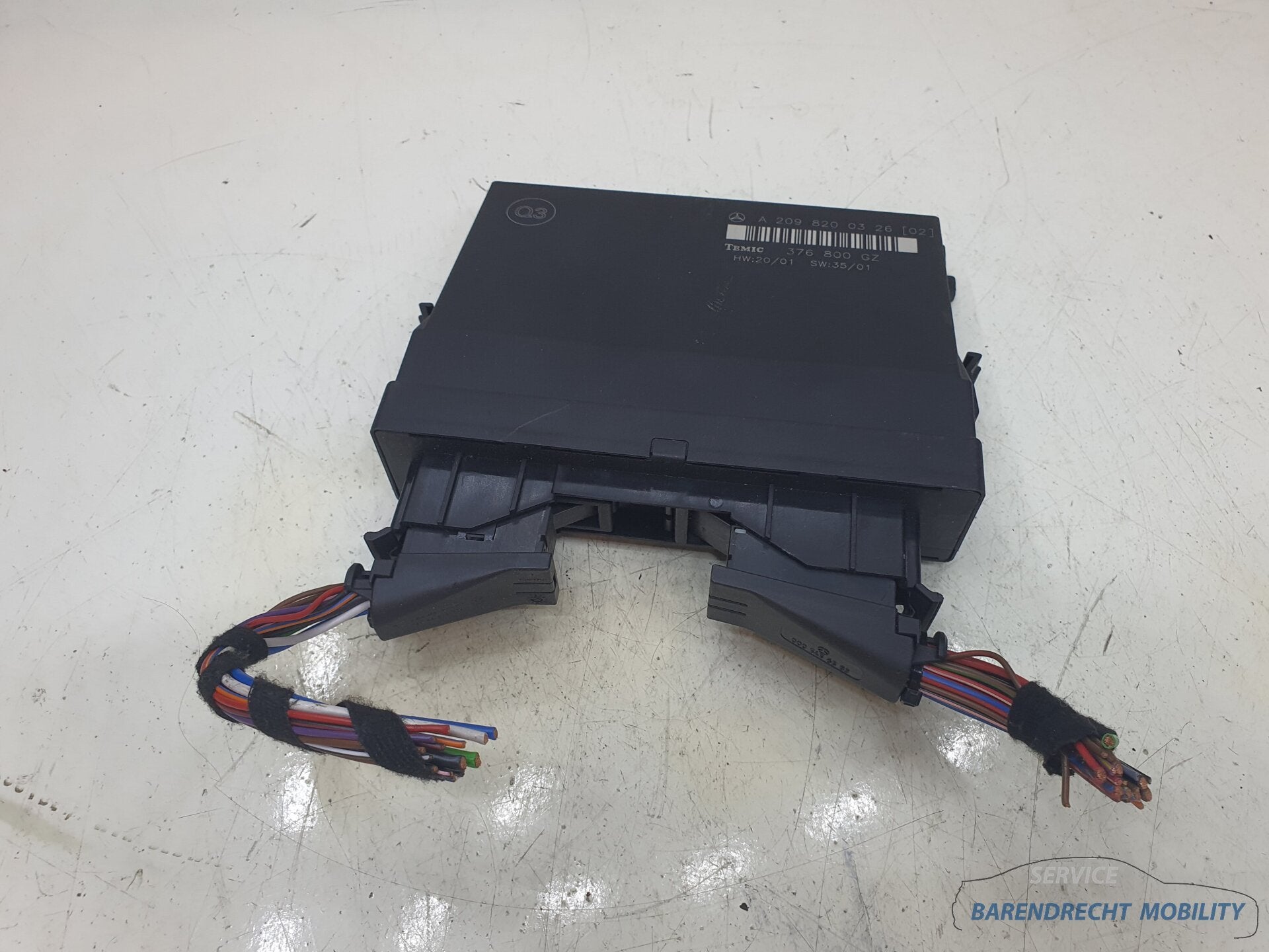 Mercedes W209 C209 CLK TEMIC control unit module A2098200326, Gebruikt, Mercedes-Benz AG, Mercedes-Benz, Ophalen of Verzenden