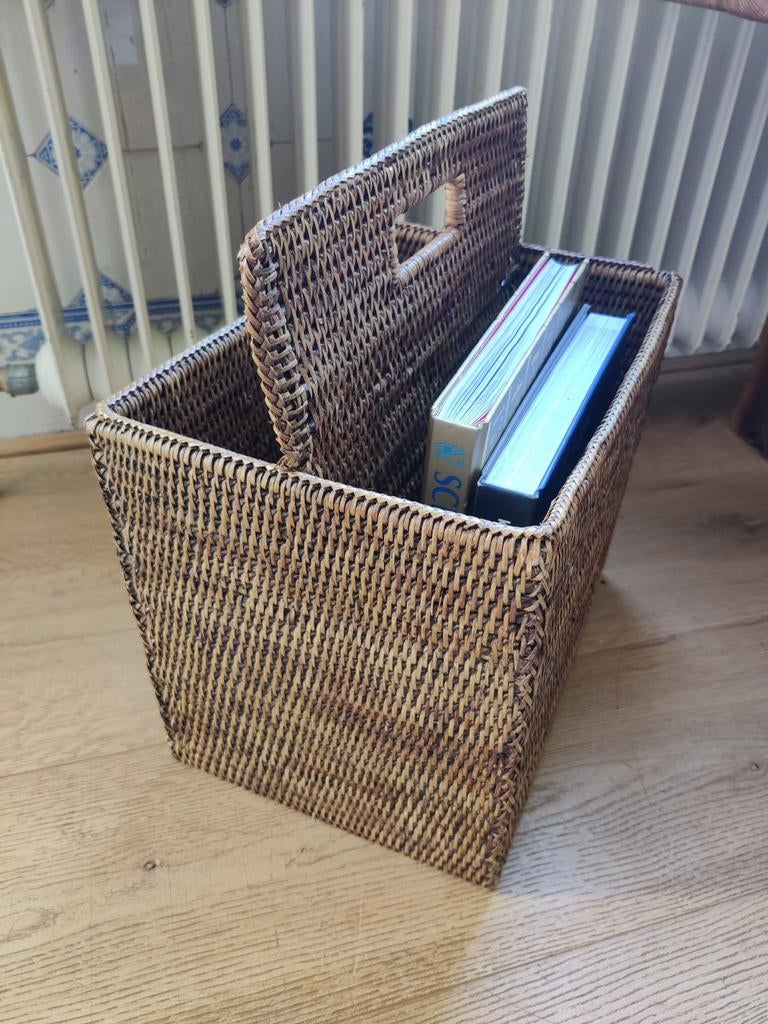 Birma rieten Organizer, Huis en Inrichting, Ophalen of Verzenden, Rechthoekig, Riet