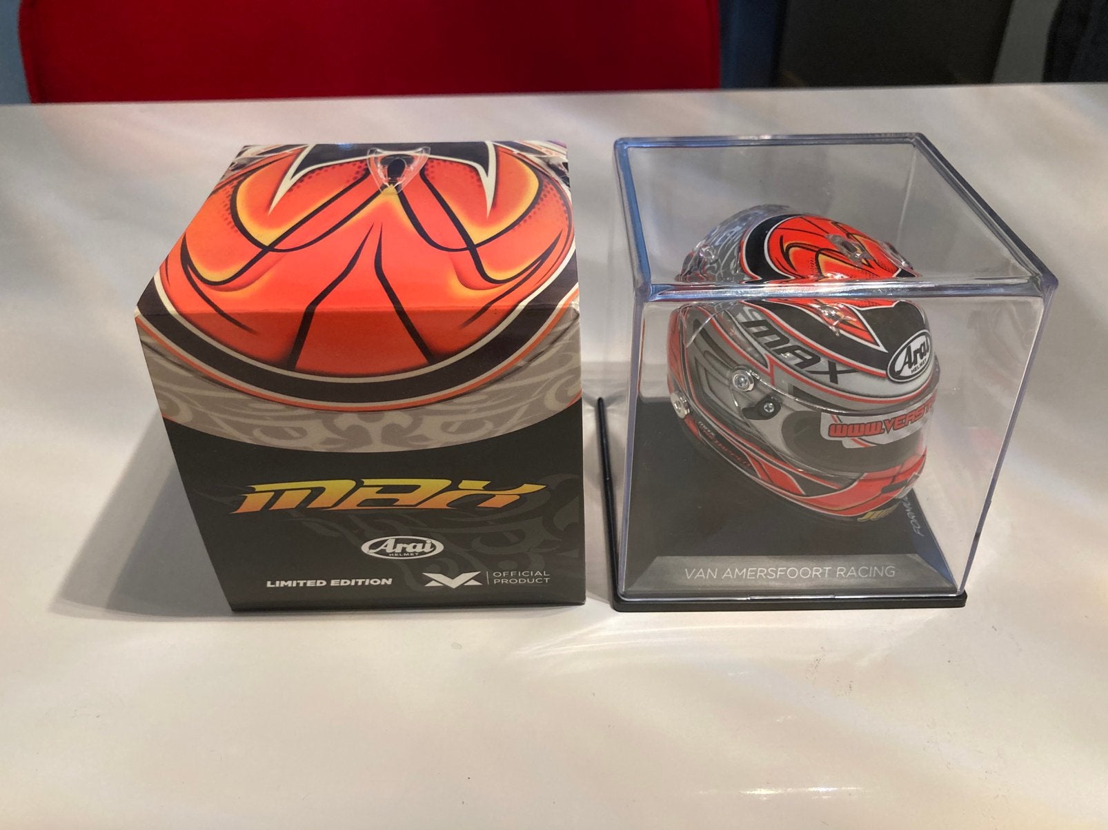Max Verstappen helm 1/4 formule 3 season 2014, Ophalen of Verzenden, Nieuw, Formule 1