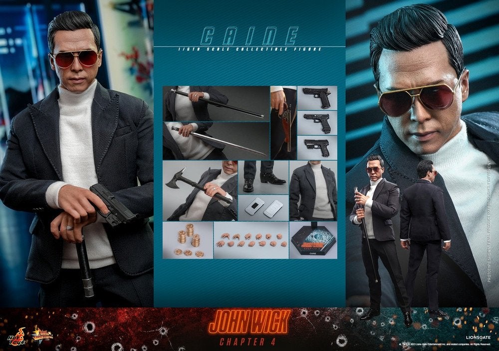 Caine - John Wick: Chapter 4 (Hot Toys MMS730), Ophalen of Verzenden, Nieuw, Film, Actiefiguur of Pop