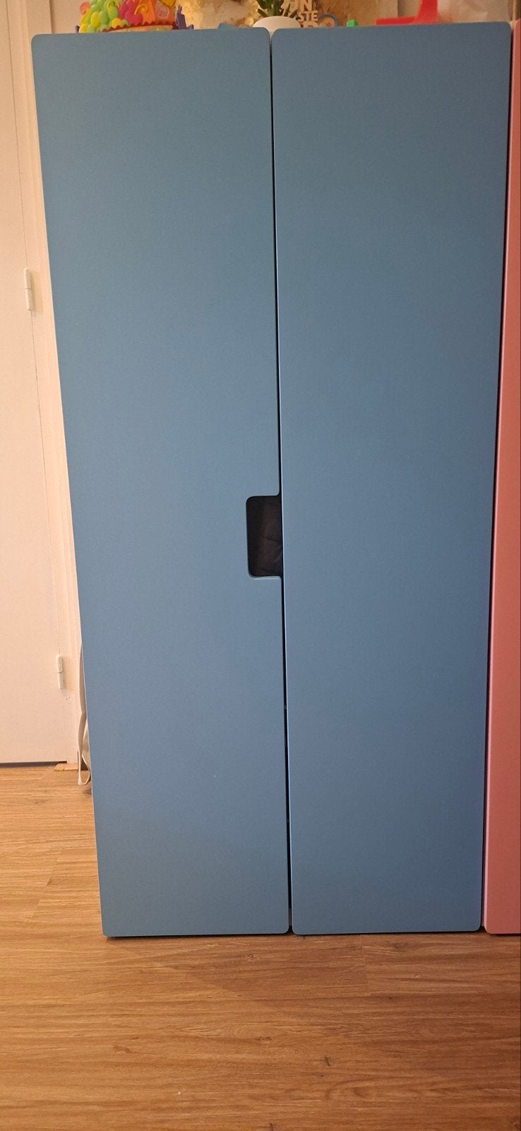 SMASTAD/PLATSA kledingkast Blauw/wit, Ophalen of Verzenden, Zo goed als nieuw