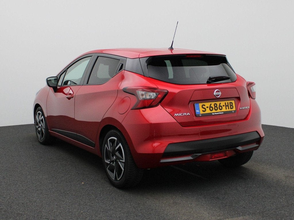 Nissan Micra 1.0 IG-T N-Design Navigatie en Bose Audio, Auto's, Nissan, Voorwielaandrijving, Stof, Euro 6, Handgeschakeld