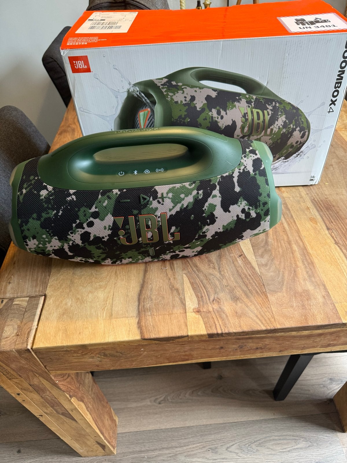 JBL Boombox 4 - Zo goed als nieuw, incl. verpakking, Ophalen of Verzenden, Zo goed als nieuw