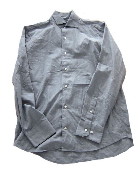 Mcgregor blouse overhemd grijs tailored fit 40 heren, Kleding | Heren, McGregor, Zo goed als nieuw, Schipluidenlaan 20 5035KJ Tilburg