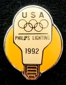 Philips Lighting 1992 USA pin, Verzenden, Nieuw, Merk, Speldje of Pin