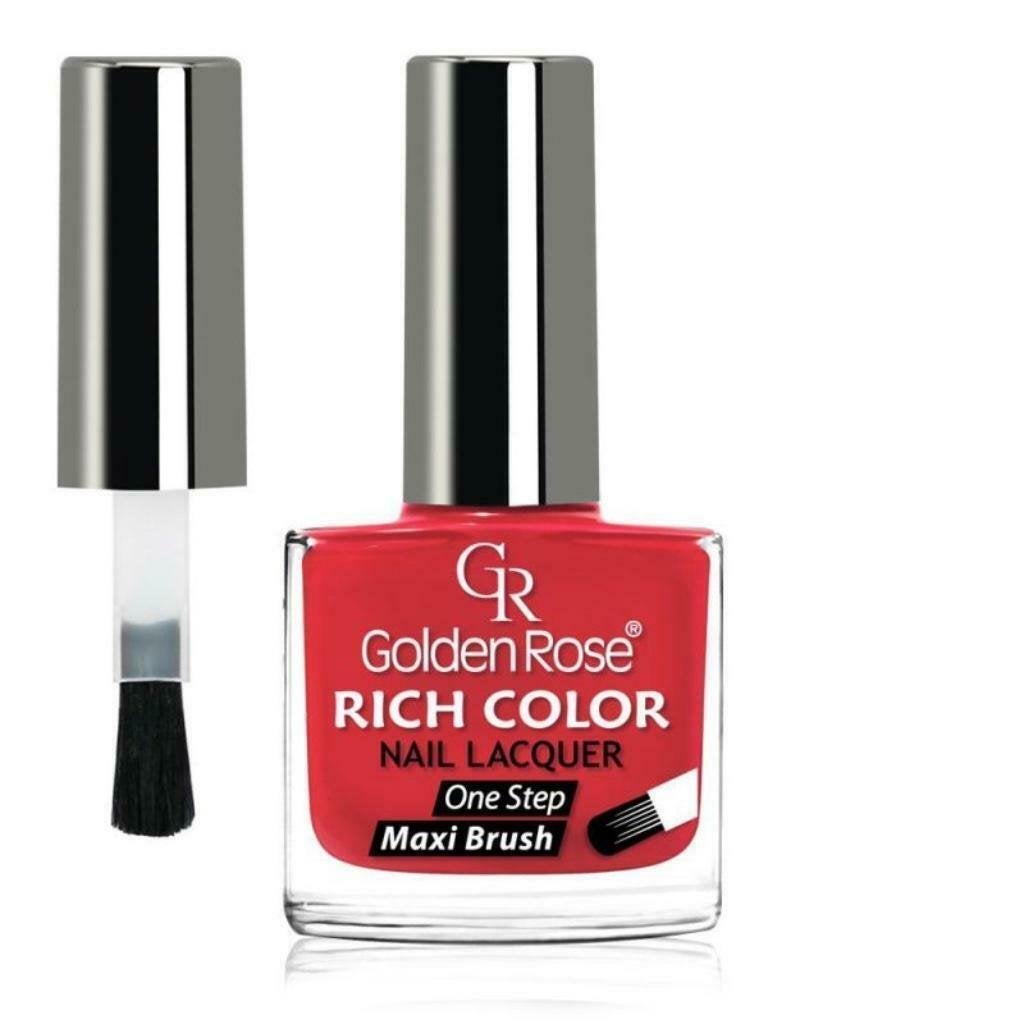 GOLDEN ROSE Rich Color rode nagellak 17; 10,5 ml., Overige kleuren, Nieuw, Ophalen of Verzenden, Handen en Nagels